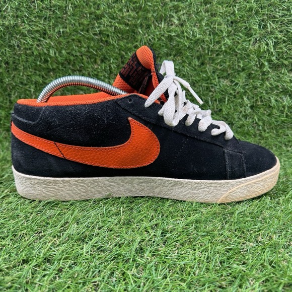 Nike Blazer SB CS Brian Anderson 2010 Mens Size 8.5 Y2K Black Orange Skate Shoes - Picture 2 of 10